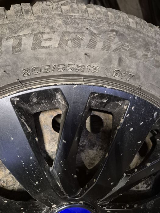 Set jante 16  cu cauciucuri firestone M+S