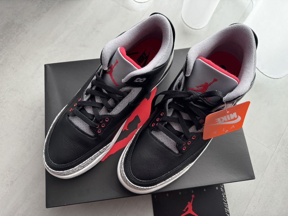 Nike Air Jordan 3 Black Cement - EU 47 / UK 11,5 / US 12,5