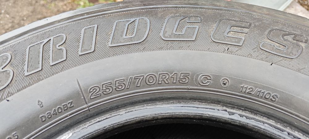 Продам шины 255×70×R15