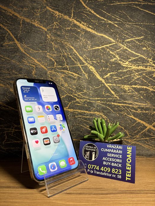 Iphone 12 Pro Max/128 GB/Garantie 2 Ani Centrul de Telefoane/ Rate