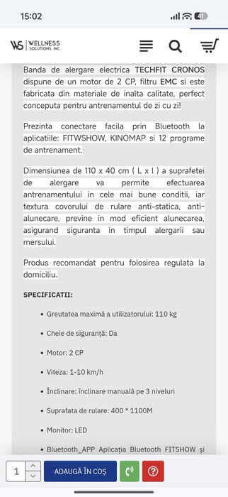 Banda de alergat Techfit Cronos