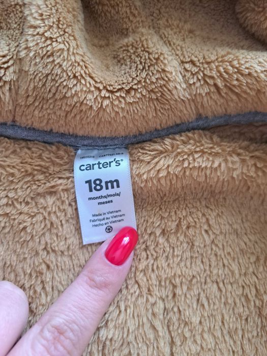 Курточка Carters 18м c начёсом овечкой