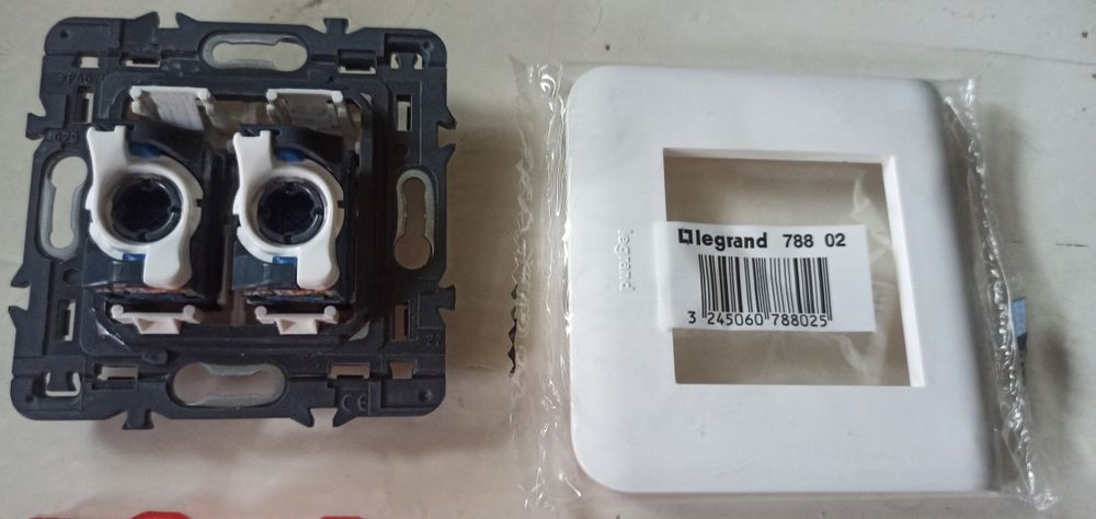 Розетка телефон +сеть rj11 + rj45