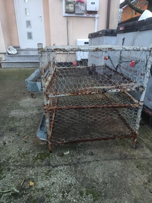 Cuști prepelițe, capacitate 50 bucăți/ cușcă.