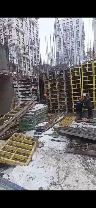 Моналитные работы с опалубки