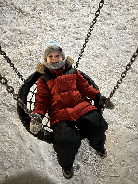 Куртка со штанами зима на мальчика 110