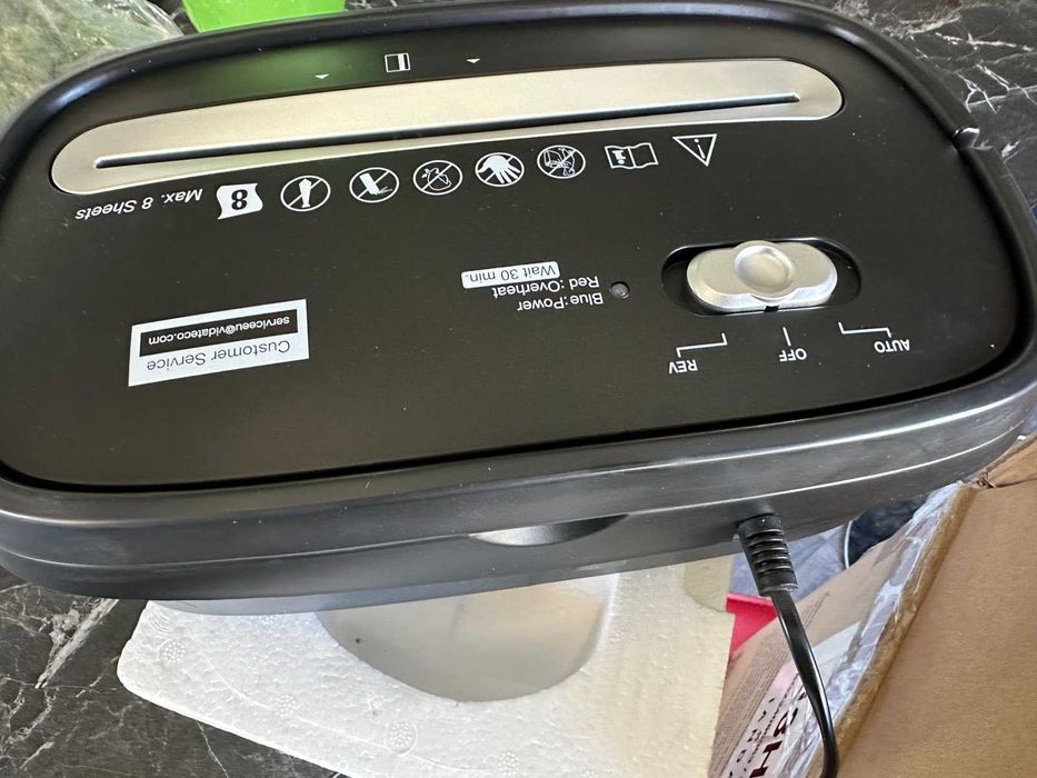 Шредер за документи Vida Teco