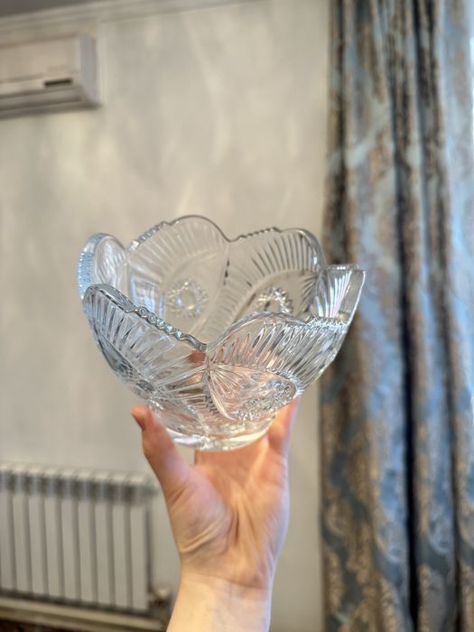 Стеклянные вазы 10шт