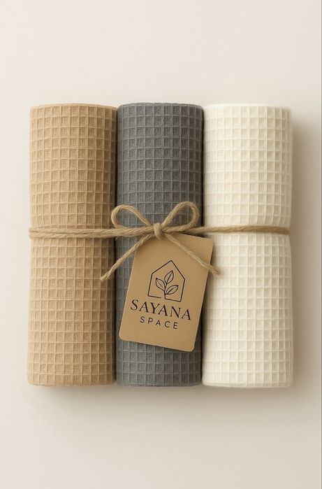 Полотенца кухонные набор 3 шт