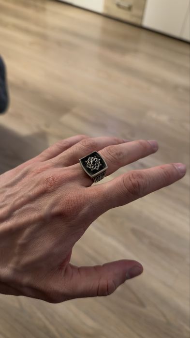 Мъжки сребърен пръстен