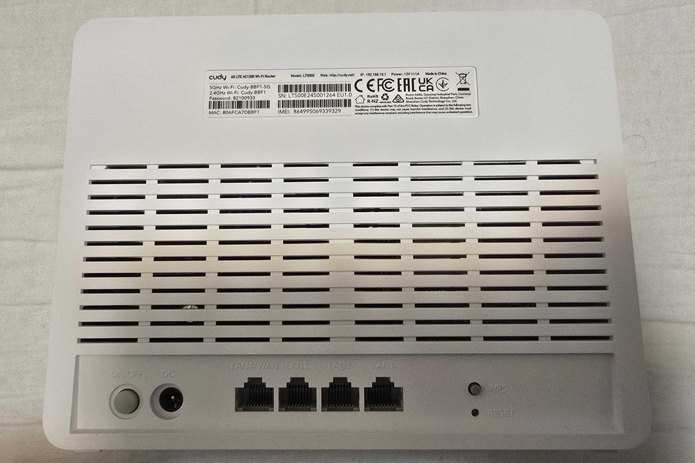 Router 4G LTE Cudy LT500E AC1200 Dual-Band Wi-Fi 5 cu SIM - NOU #64