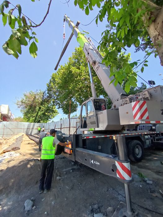 Услуги автокрана 50 тонна 60 м.р автокран Avtokran Kran кран автокрани