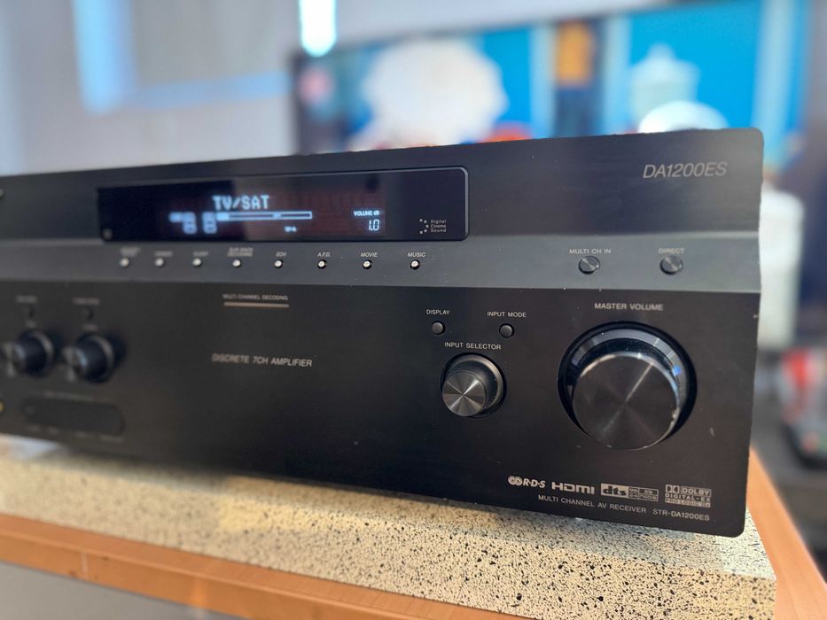 Receiver SONY STR-DA1200 ES negru, HDMI, telecomanda, perfect functional, cu test video!