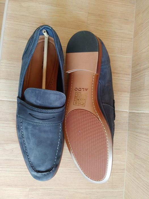 Мъжки мокасини ALDO тъмносини 45 номер