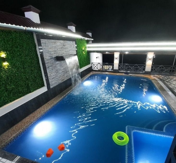 Фонтан бассейн с нуля. Маелика териш.Филтр насос,теплообменник,шаршара