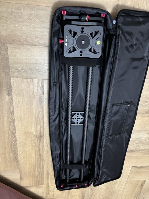 Trepied Manfrotto 475B, Slider Viltrox si Monopied Manfrotto