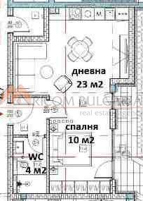 1-стаен в Варна-Виница площ 65