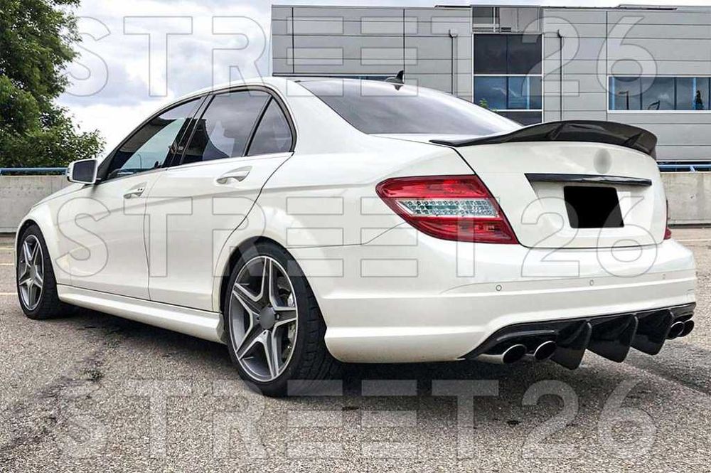 Eleron Lip Portbagaj Mercedes C-Class W204 (2007-2014)  Negru Lucios