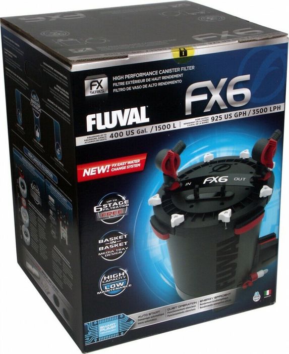 Hagen Fluval FX-6 Filtru de apa acvariu, 1500L