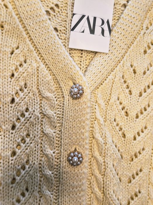 Жилетка в жълт цвят "ZARA "
