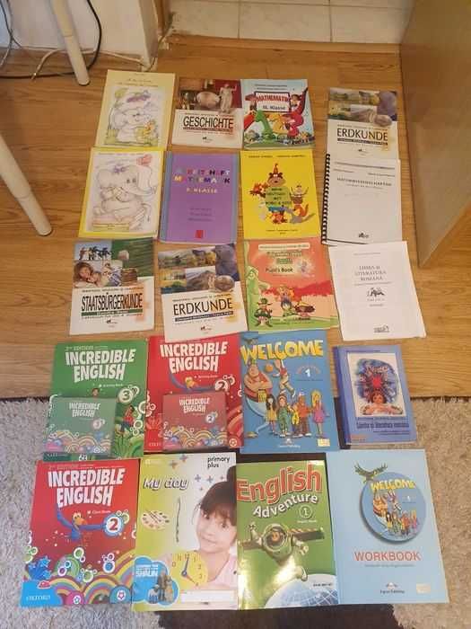 Lot manuale germana engleza clasa a 3a si a 4a Carti bilingve