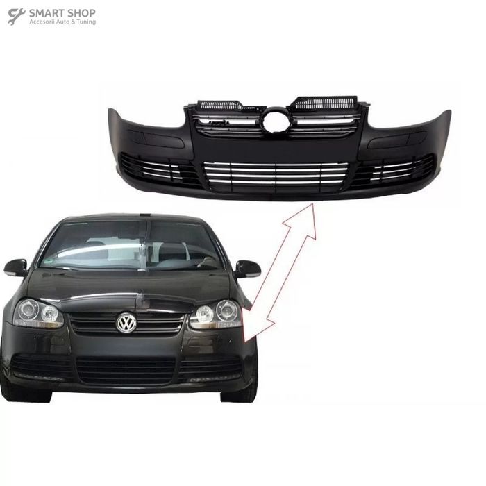 Bara Fata compatibil cu VW Golf V 5 (2003-2007) Jetta (2005-2010) R32 Black Look
