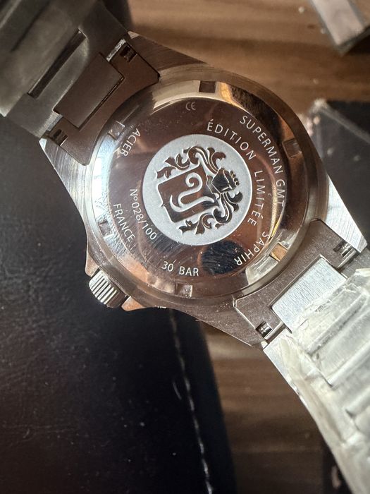 Ceas automatic yema Superman Pepsi Editie Limitata nou pret 1000 euro