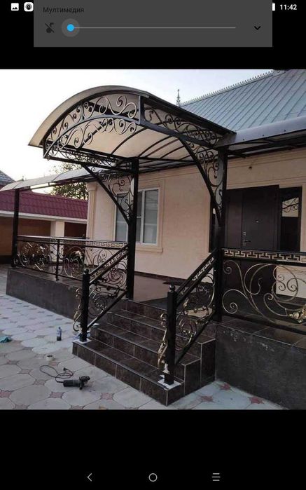 Ковано Желязо изработване на врати,огради,парапети,тераси,навеси,и др.