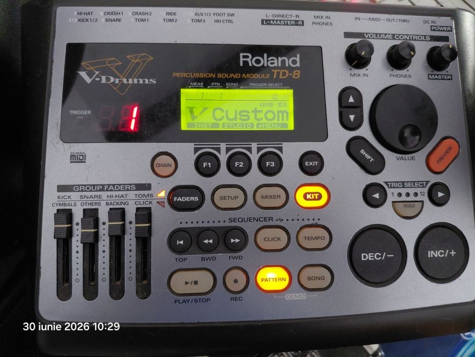 Vând modul tobe Roland Td 8