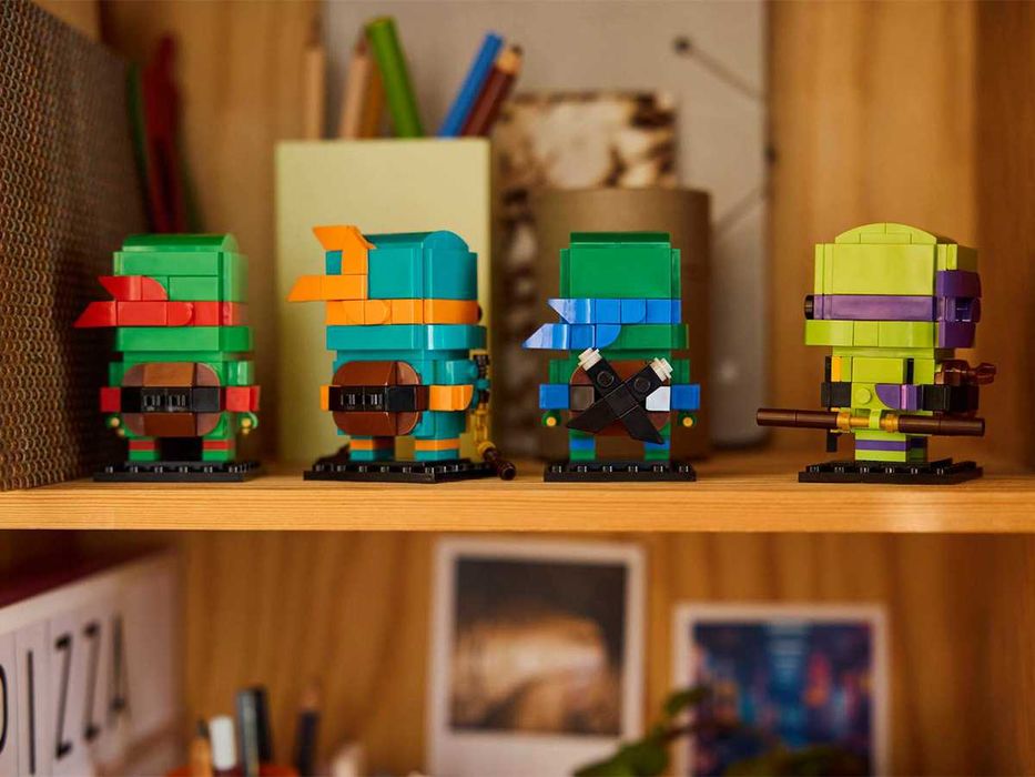 LEGO BrickHeadz 40878: Фигурки Черепашек-ниндзя (TMNT)