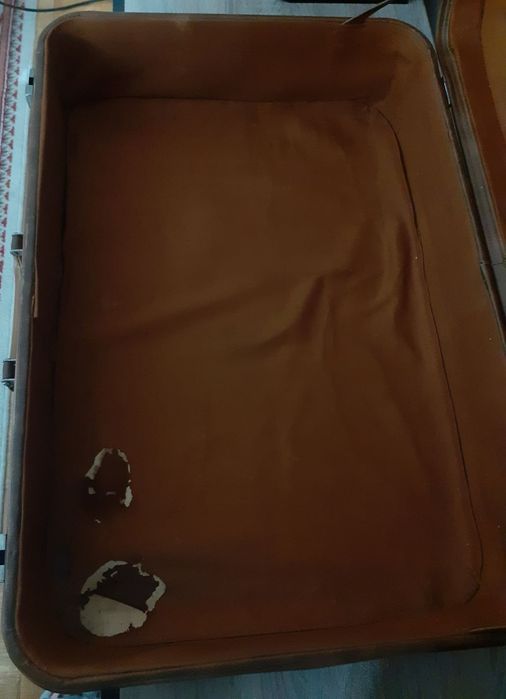 Кожен куфар - кафяв