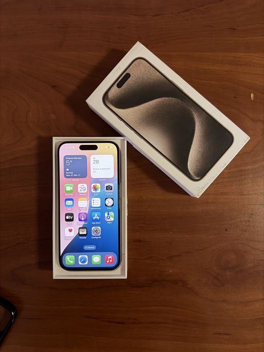 iPhone 15 Pro 128 GB – impecabil