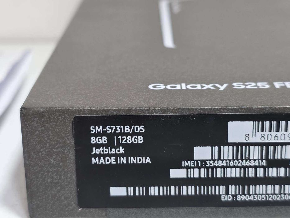 Samsung Galaxy S25 FE, SIGILAT - Gar. 2 ani - KLI Amanet