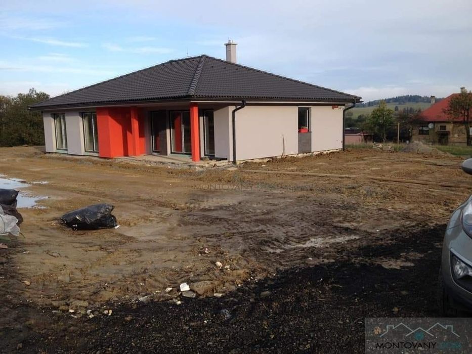 Case modulare, garaje auto pe structura metalica