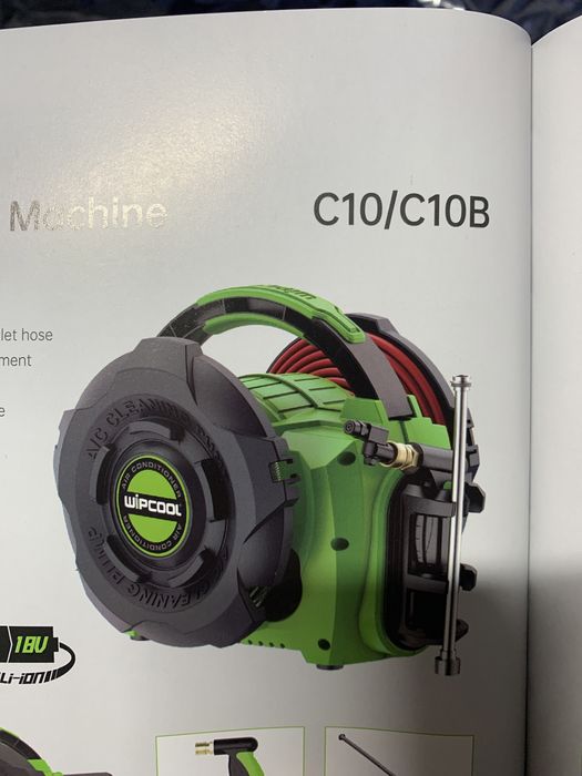 aparat spalare pompa igienizare wipcool c10b aer conditionat baterie