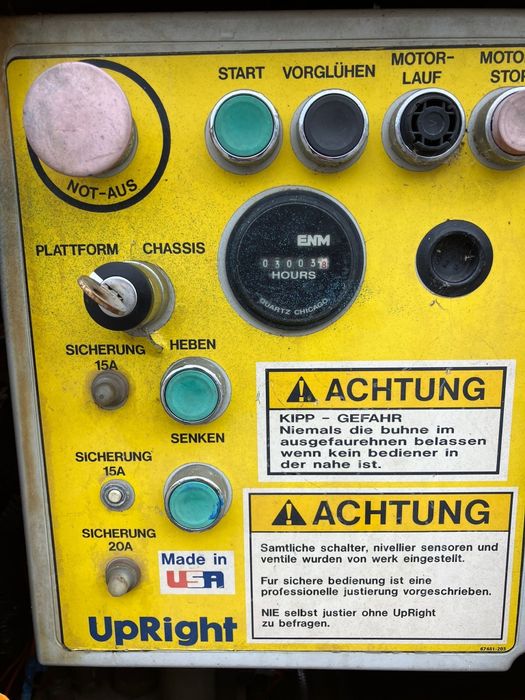 Ножична вишка дизелов двигател Кубота