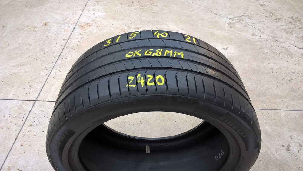Doua anvelope vara 315 40 21 pirelli p zero MO profil 6,8 mm dot 2420