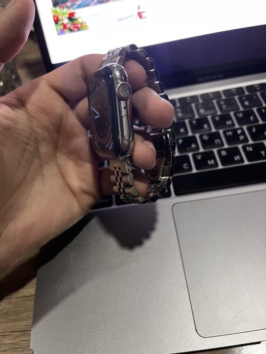 Apple watch 5 44 stainless steel