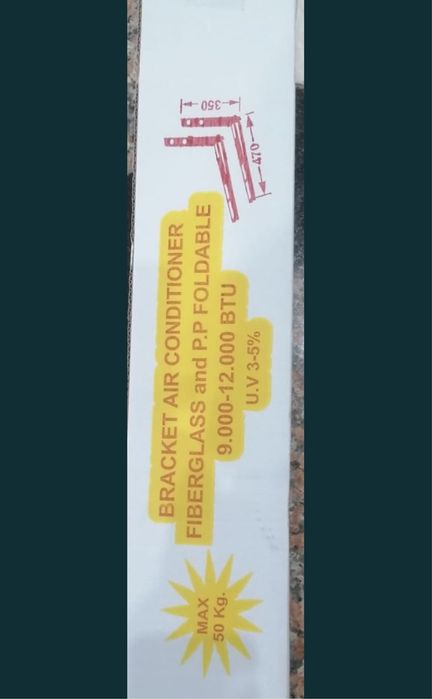 Suporti/ Console RABATABILE pentru Aer Conditionat, Poliamida/PVC