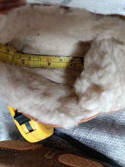 Botosi din piele si lana 22 (12.5cm)