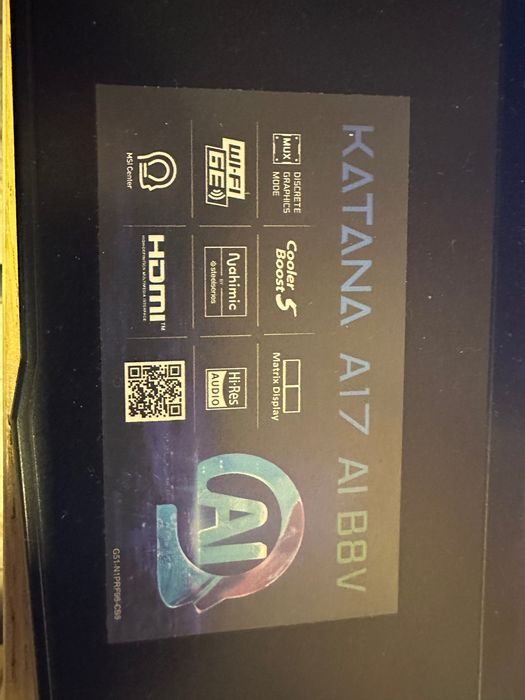 Vand laptop MSI Katana 17
