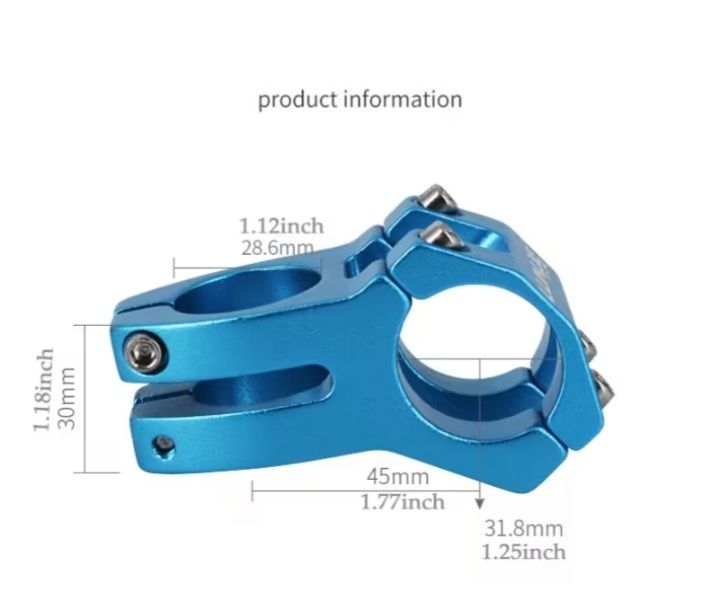 Pipa ultrausoară cnc aliaj aluminiu steam bicicleta mtb bmx 31.8mm