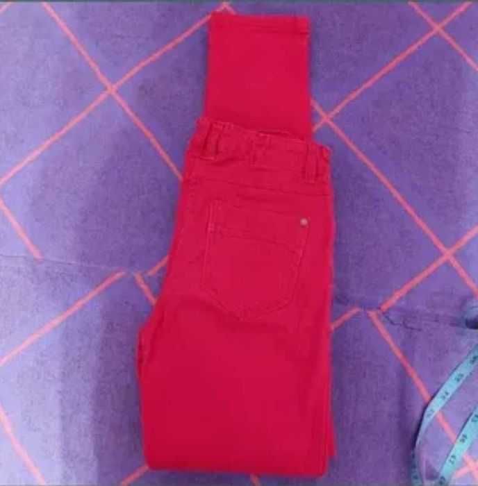 Pantalon bumbac fucsia XXS/XS