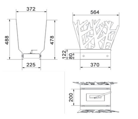 Декоративный камин Hotel Mini KRATKI Узбекистан Ташкент Самарканд