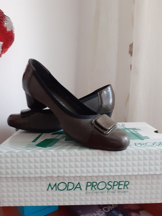 Pantofi dama culoare gri sobolan, marimea 37