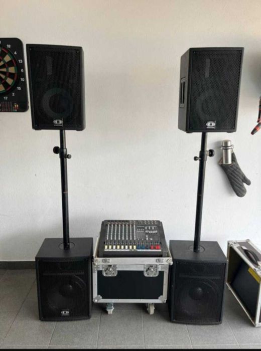 Boxe dynacord + mixer