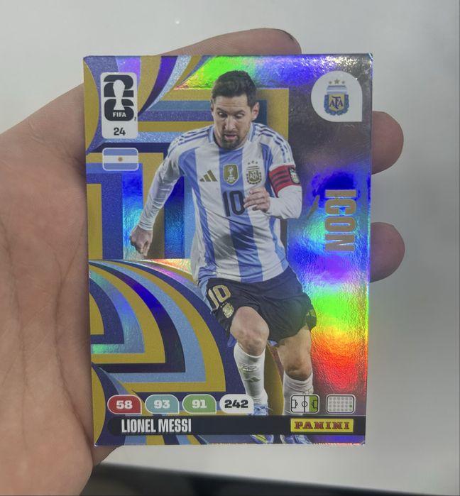 Messi card icon world cup 2026