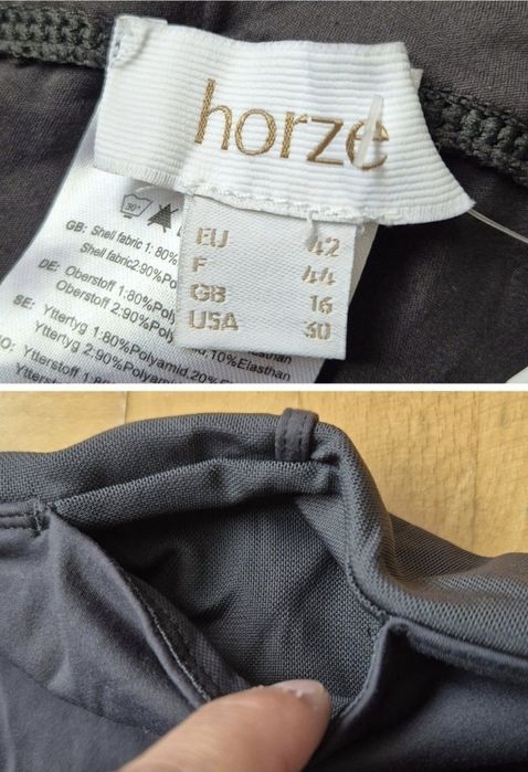 Pantaloni călărie Horze, Technical Shell, Silicone Grip, Damă - 42
