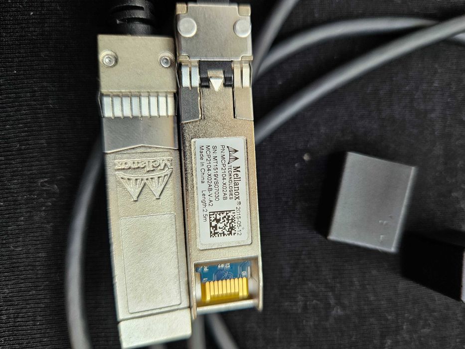 Placa retea 10Gb SFP+ Intel X520-DA2/Mellanox ConnectX-3 + Cabluri DAC