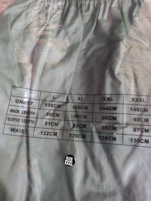 Комплект дъждобран (водозащитен костюм)